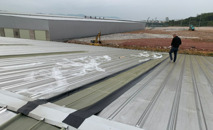 婺城厂房屋面防水维修案例